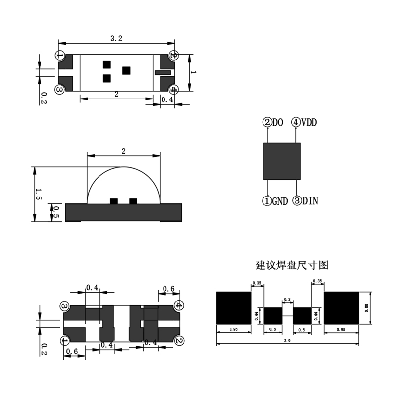 Lead Frame led